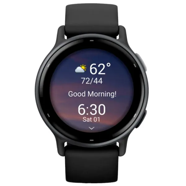 Ceas inteligent Garmin Vivoactive 5 1.2"/ 42.2 mm/ Slate - Black/ 010-02862-10 photo 3