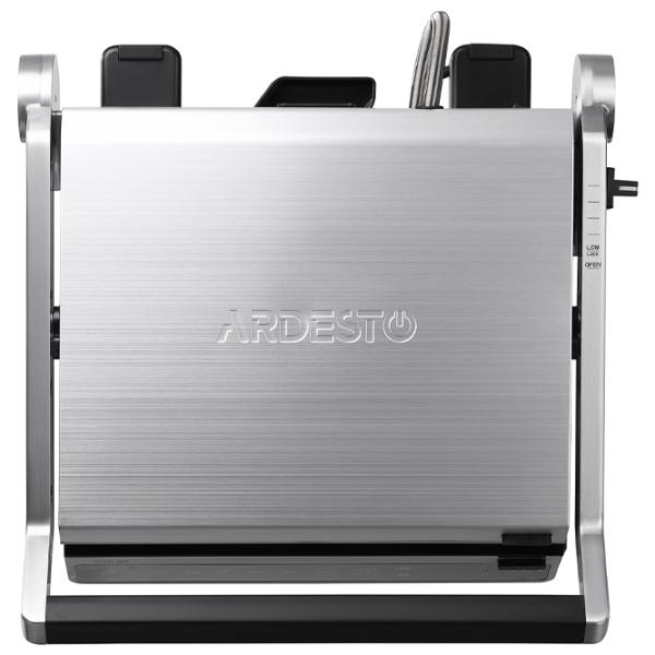 Электрогриль Ardesto GK-STC20 Контактный, Барбекю / 2000 Вт / Черный Нержавеющая сталь photo 2