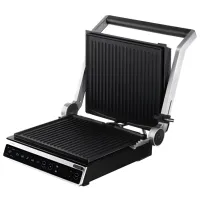 Grill electric Ardesto GK-STC20 Contact, Barbecue / 2000 W / Black Inox photo 3