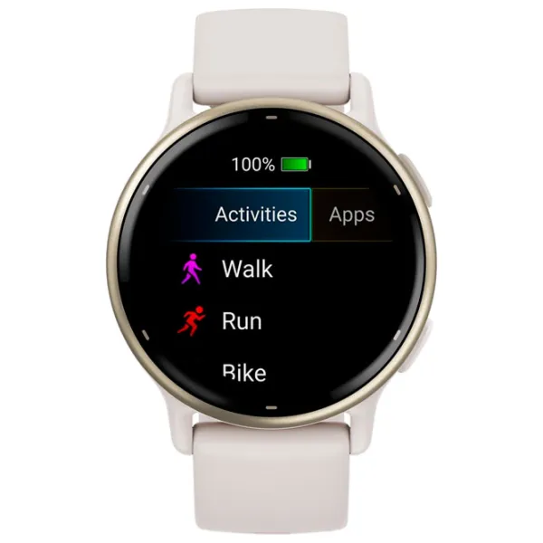Умные часы Garmin Vivoactive 5 1.2"/ 42.2 мм/ Золото - Слоновая кость/ 010-02862-11 photo 2