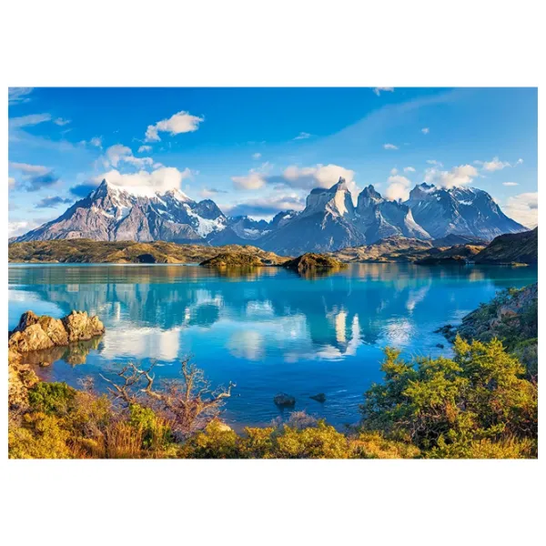 Puzzle 2D Castorland Torres Del Paine, Patagonia (Chile) 9+/ Numărul de piese: 500 photo 2