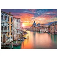 Puzzle 2D Castorland Venice at Sunset 9+/ Numărul de piese: 500 photo 2