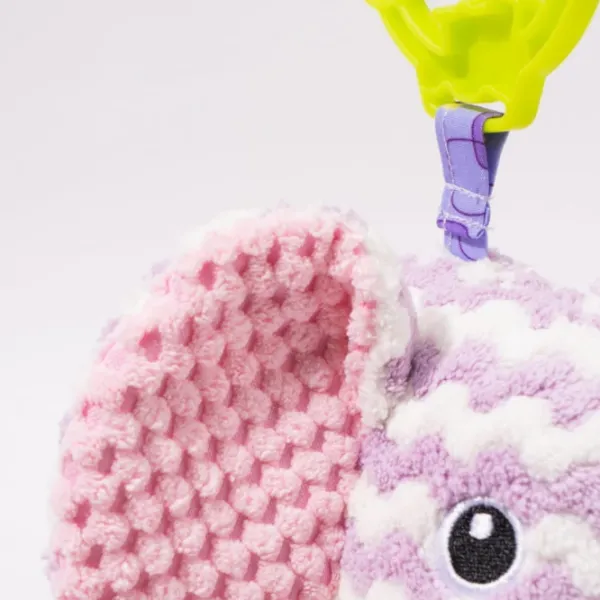 Jucărie pentru pătuțuri și cărucioare BaliBazoo Knit Elephant 80425 0+/ Purple photo 4 Jucărie pentru pătuțuri și cărucioare BaliBazoo Knit Elephant 80425 0+/ Purple photo 4