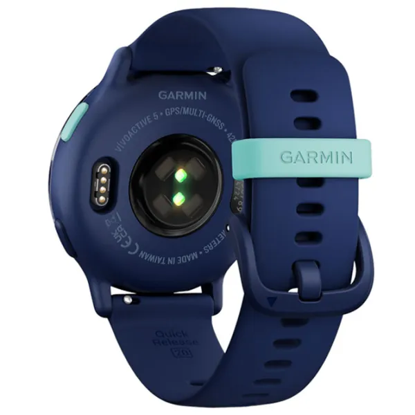 Умные часы Garmin Vivoactive 5 1.2"/ 42.2 мм/ Темно-синий - Navy/ 010-02862-12 photo 6