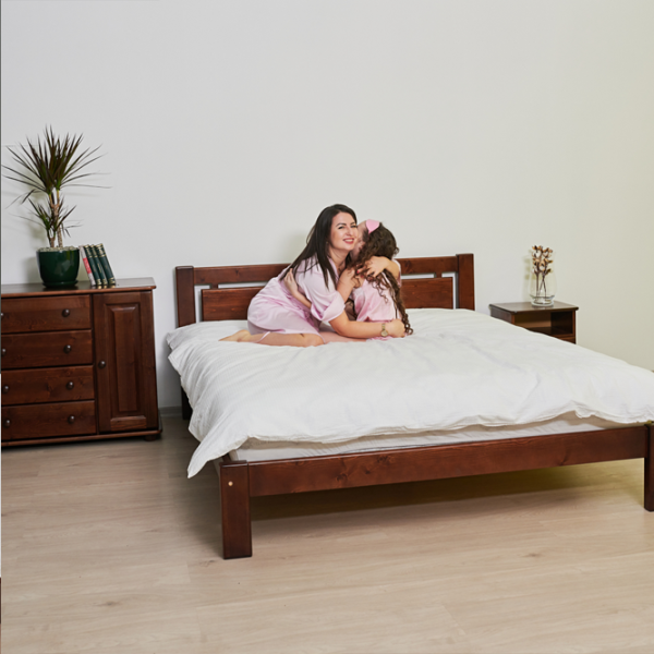Кровать Mobicasa L-210 120 x 200 см/ Дерево/ Коричневый photo 5 Кровать Mobicasa L-210 120 x 200 см/ Дерево/ Коричневый photo 5