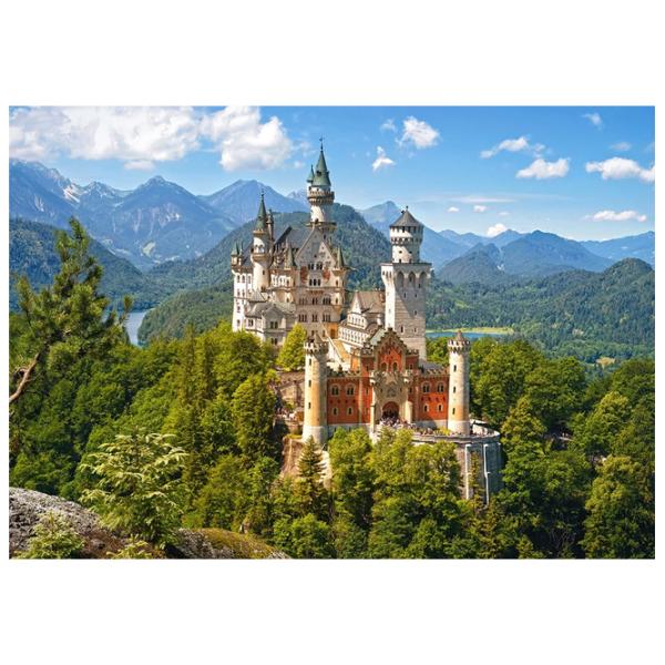 Puzzle 2D Castorland View of the Neuschwanstein Castle (Germany) 9+/ Numărul de piese: 500 photo 2