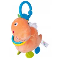 Jucărie pentru pătuțuri și cărucioare BaliBazoo Winbell Shark 80422 0+/ Orange photo 2