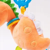 Jucărie pentru pătuțuri și cărucioare BaliBazoo Winbell Shark 80422 0+/ Orange photo 4