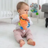 Jucărie pentru pătuțuri și cărucioare BaliBazoo Winbell Shark 80422 0+/ Orange photo 5