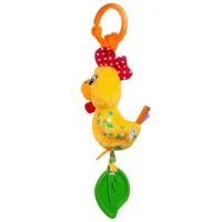 Jucărie pentru pătuțuri și cărucioare BaliBazoo Rooster Ritch 84022 0+/ Yellow photo 3