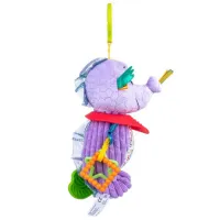 Jucărie pentru pătuțuri și cărucioare BaliBazoo Seahorse Monty 80204 0+/ Purple photo 3