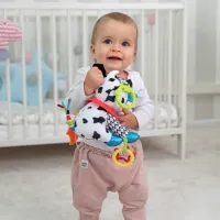 Jucărie pentru pătuțuri și cărucioare BaliBazoo Clara Bandana 80215 0+/ White photo 4