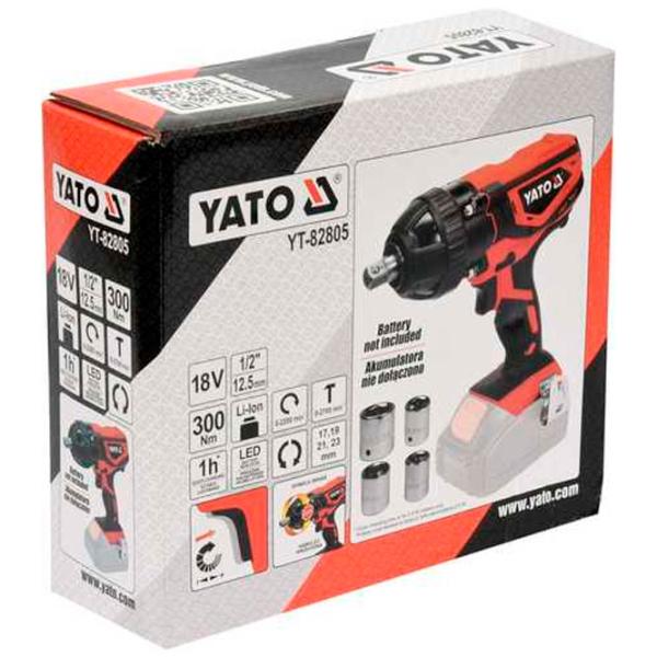 Гайковерт Yato YT-82805 Аккумулятор photo 3