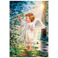 Puzzle 2D Castorland An Angel's Touch 9+/ Numărul de piese: 1000 photo 2