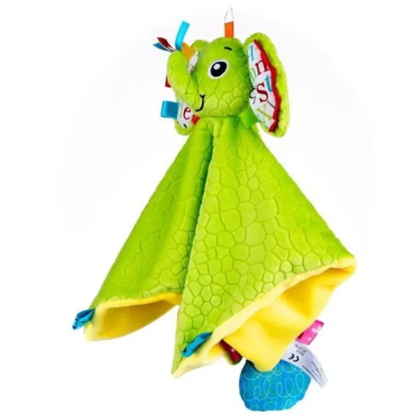 Jucărie moale BaliBazoo Elephant Blanket 80226 0+/ Green photo 2 Jucărie moale BaliBazoo Elephant Blanket 80226 0+/ Green photo 2