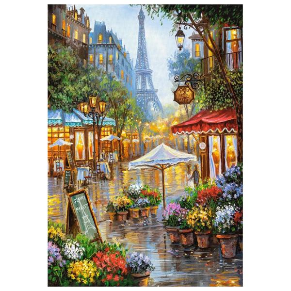 Puzzle 2D Castorland Spring Flowers (Paris) 9+/ Numărul de piese: 1000 photo 2