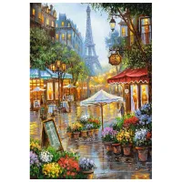 Puzzle 2D Castorland Spring Flowers (Paris) 9+/ Numărul de piese: 1000 photo 2