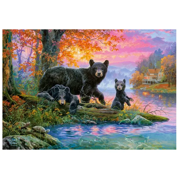 Puzzle 2D Castorland Fishing Spot 9+/ Numărul de piese: 1000 photo 2