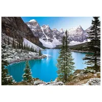 Puzzle 2D Castorland Jewel of the Rockies (Canada) 9+/ Numărul de piese: 1000 photo 2