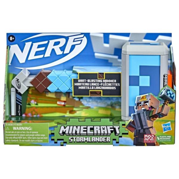 Игрушечный автомат Hasbro Nerf Minecraft Stormlander F4416 8+/ Стрел/ Коричневый photo 7 Игрушечный автомат Hasbro Nerf Minecraft Stormlander F4416 8+/ Стрел/ Коричневый photo 7