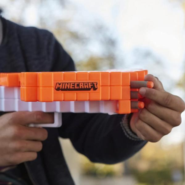 Арбалет Hasbro Nerf Minecraft Pillagers Crossbow F4415 8+/ Стрел/ Оранжевый photo 3