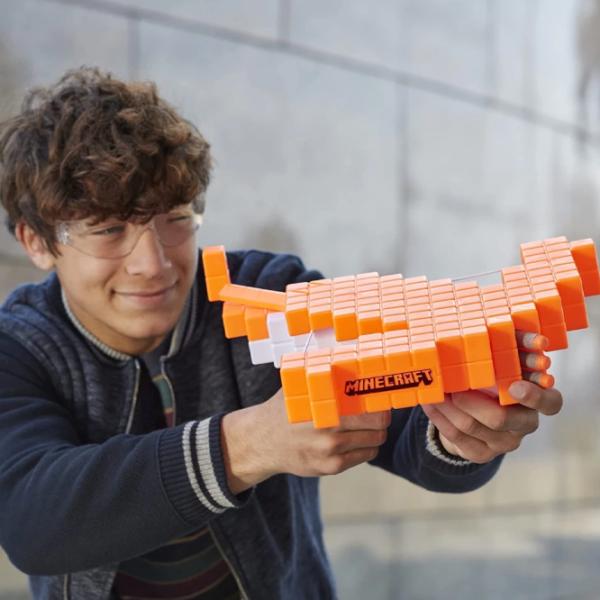 Арбалет Hasbro Nerf Minecraft Pillagers Crossbow F4415 8+/ Стрел/ Оранжевый photo 4