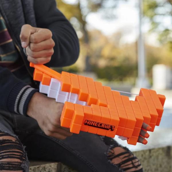 Арбалет Hasbro Nerf Minecraft Pillagers Crossbow F4415 8+/ Стрел/ Оранжевый photo 5