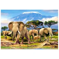 Puzzle 2D Castorland Kilimanjaro Morning 9+/ Numărul de piese: 1000 photo 2