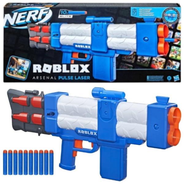 Игрушечный автомат Hasbro Nerf Roblox Arsenal Pulse Laser F2484 8+/ Стрел/ Синий photo 4