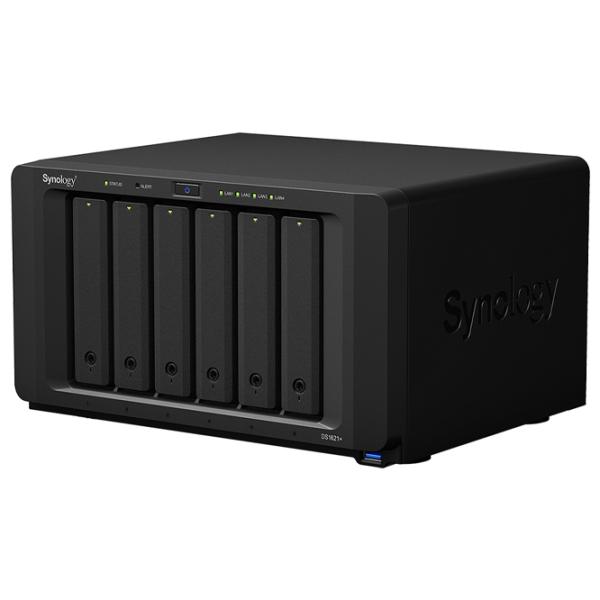 Сетевое хранилище Synology DS1621+ Черный photo 2