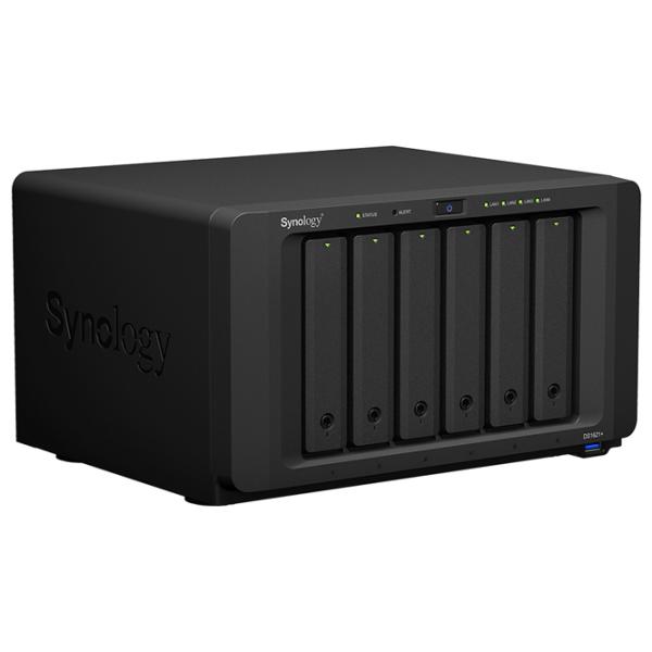Сетевое хранилище Synology DS1621+ Черный photo 6