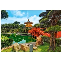 Puzzle 2D Castorland Nan Lian Garden (Hongkong) 9+/ Numărul de piese: 1000 photo 2