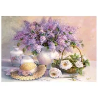 Puzzle 2D Castorland Flower Day (Trisha Hardwick) 9+/ Numărul de piese: 1000 photo 2