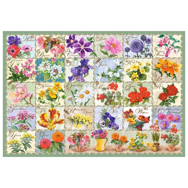 Пазл 2D Castorland Vintage Floral 9+/ Количество деталей: 1000 photo 2