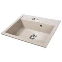 Кухонная мойка Ferro DRGM1 58 x 48 / Искусственный камень / Песочный photo 2