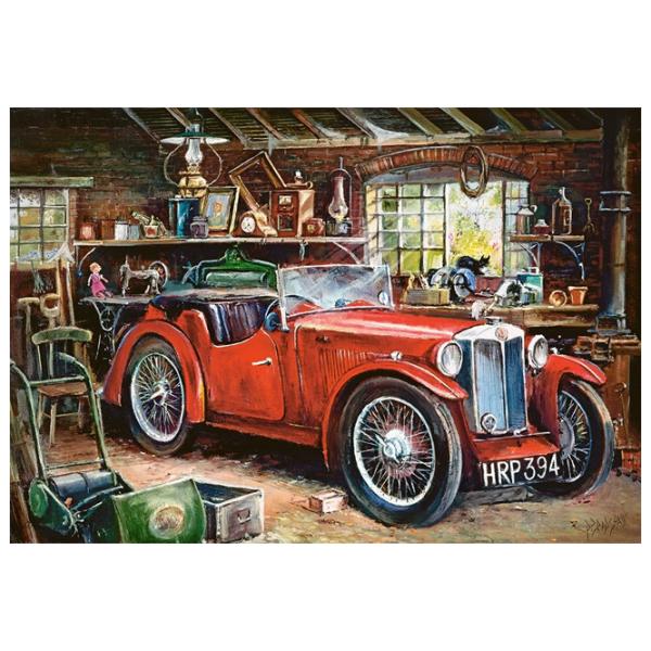 Puzzle 2D Castorland Vintage Garage 9+/ Numărul de piese: 1000 photo 2
