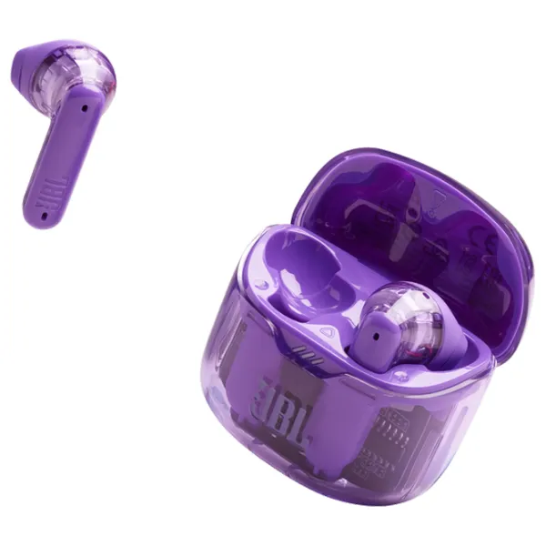 Наушники JBL Tune Flex Ghost Прозрачный Фиолетовый Беспроводные/ Персональный photo 3 Наушники JBL Tune Flex Ghost Прозрачный Фиолетовый Беспроводные/ Персональный photo 3