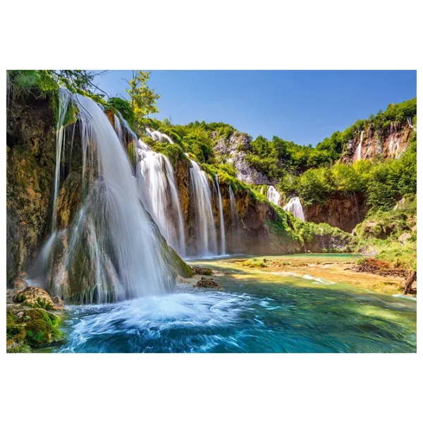 Пазл 2D Castorland Land of the Falling Lakes 9+/ Количество деталей: 1000 photo 2