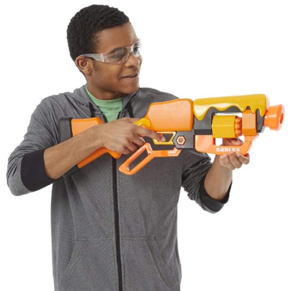 Игрушечный автомат Hasbro Nerf Roblox Adopt me! Bees! F2486 8+/ Стрел/ Оранжевый photo 4