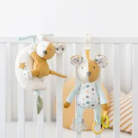 Jucărie moale Canpol Babies Mouse 77/ 202 0+/ White photo 4