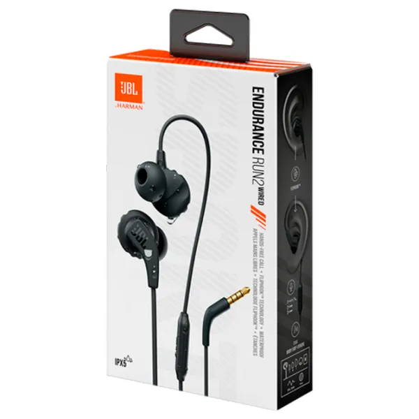 Наушники JBL Endurance RUN 2 Черный Проводная/ Спорт photo 8 Наушники JBL Endurance RUN 2 Черный Проводная/ Спорт photo 8