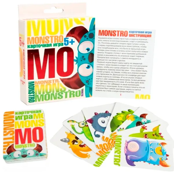 Настольная игра Strateg Monstro 5+/ Развитие photo 2