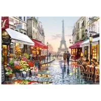Puzzle 2D Castorland Flower Shop 9+/ Numărul de piese: 1500 photo 2