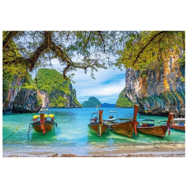 Puzzle 2D Castorland Beautiful Bay in Thailand 9+/ Numărul de piese: 1500 photo 2