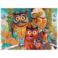 Puzzle 2D Castorland Owls 9+/ Numărul de piese: 2000 photo 2
