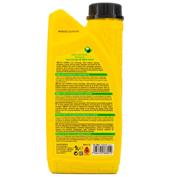 Ulei de motor Bardahl XTEC 0W-20 FE 0W-20 1 l sintetic photo 2 Ulei de motor Bardahl XTEC 0W-20 FE 0W-20 1 l sintetic photo 2