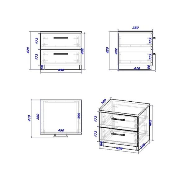 Noptiere Mobildor-Lux Standart 42 x 45 x 38/ PAL/ Stejar sonoma photo 3 Noptiere Mobildor-Lux Standart 42 x 45 x 38/ PAL/ Stejar sonoma photo 3