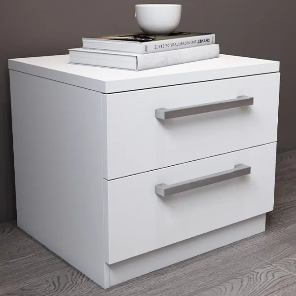 Noptiere Mobildor-Lux Standart 42 x 45 x 38/ PAL/ Alb briliant photo 2 Noptiere Mobildor-Lux Standart 42 x 45 x 38/ PAL/ Alb briliant photo 2