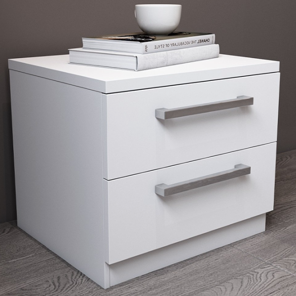 Noptiere Mobildor-Lux Standart 42 x 45 x 38/ PAL/ Alb briliant photo 2 Noptiere Mobildor-Lux Standart 42 x 45 x 38/ PAL/ Alb briliant photo 2