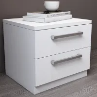 Тумбочки Mobildor-Lux Standart 42см x 45см x 38см/ ЛДСП/ Бриллиантовый белый photo 2